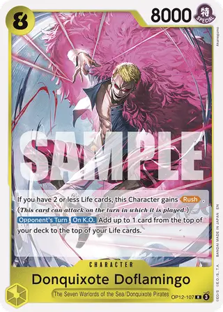Donquixote Doflamingo (OP12-107)