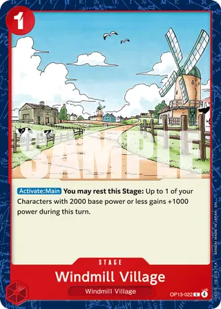 Windmill Village (OP13-022)