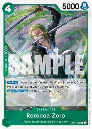 Roronoa Zoro (OP13-037)