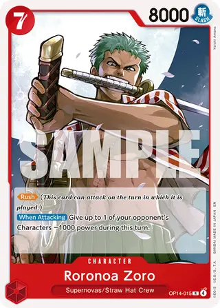 Roronoa Zoro (OP14-015_r1)