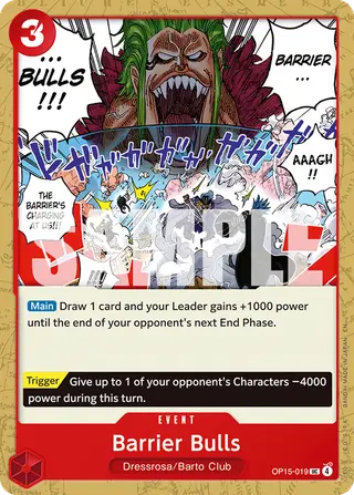 Barrier Bulls (OP15-019)