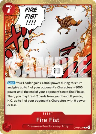 Fire Fist (OP15-020)
