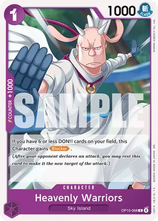 Heavenly Warriors (OP15-068)