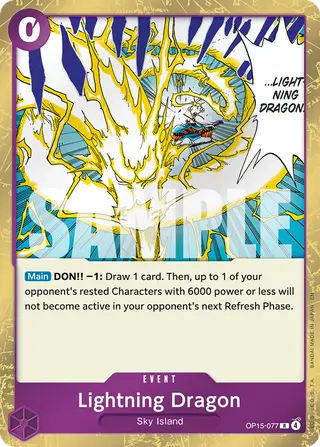 Lightning Dragon (OP15-077)