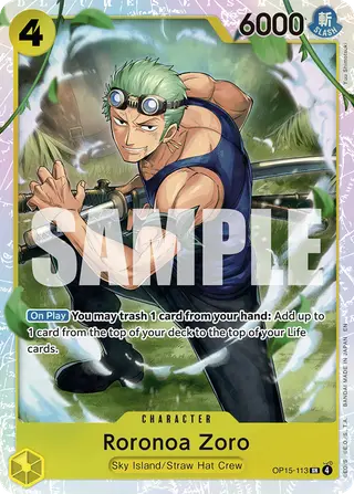 Roronoa Zoro (OP15-113)