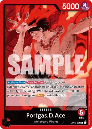 Portgas.D.Ace (OP16-001)