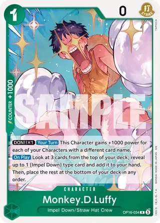 Monkey.D.Luffy (OP16-034)