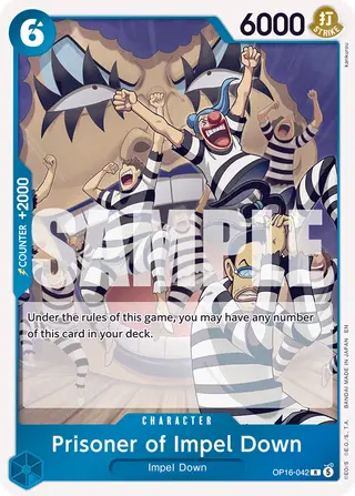 Prisoner of Impel Down (OP16-042)
