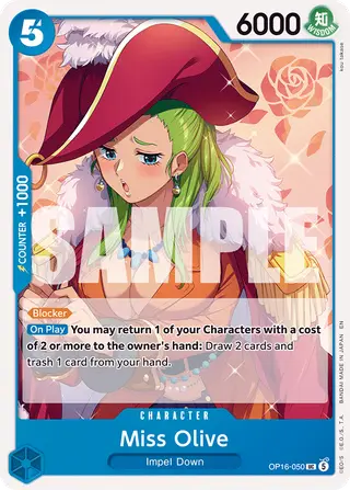 Miss Olive (OP16-050)