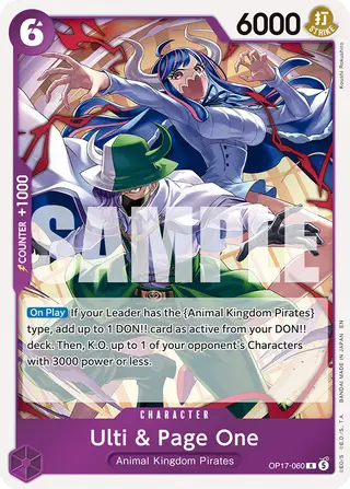 Ulti &amp; Page One (OP17-060)