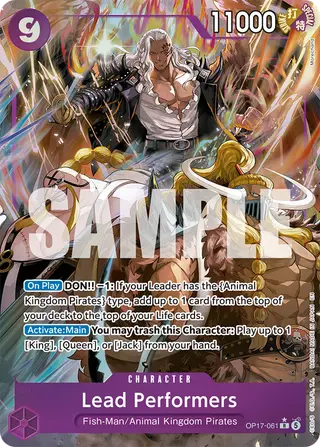 Lead Performers (OP17-061_p1)