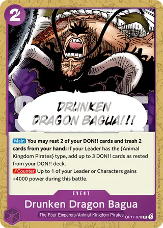 Drunken Dragon Bagua (OP17-078)