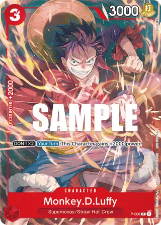 Monkey.D.Luffy (P-006)