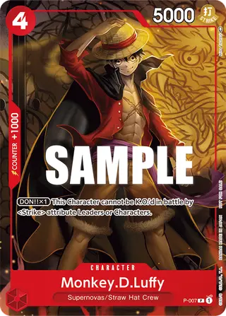 Monkey.D.Luffy (P-007)