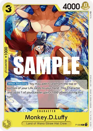 Monkey.D.Luffy (P-036)