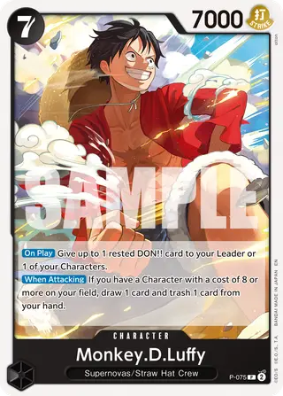 Monkey.D.Luffy (P-075)