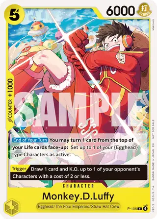 Monkey.D.Luffy (P-106)