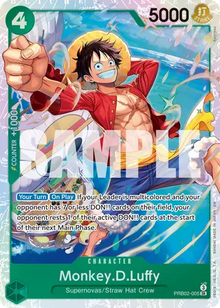 Monkey.D.Luffy (PRB02-005)