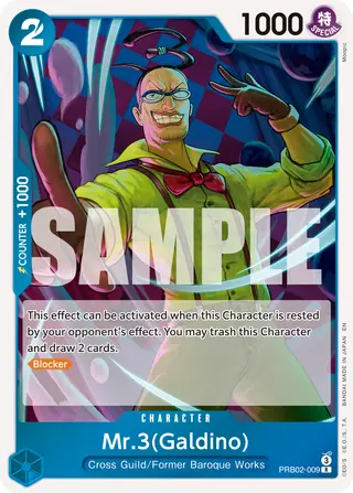 Mr.3(Galdino) (PRB02-009)