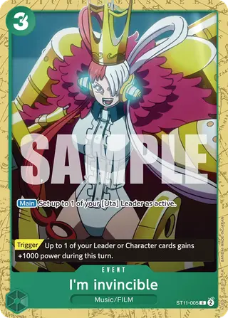 I'm invincible (ST11-005_p2)