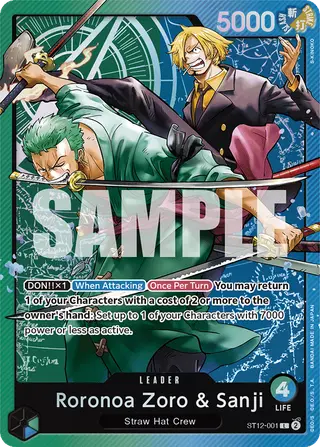 Roronoa Zoro &amp; Sanji (ST12-001)