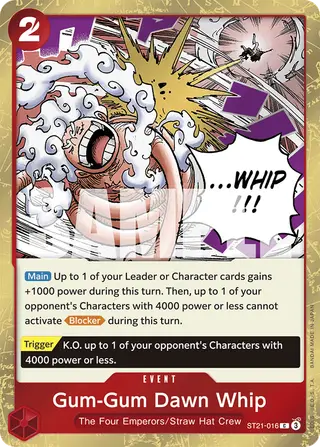 Gum-Gum Dawn Whip (ST21-016)