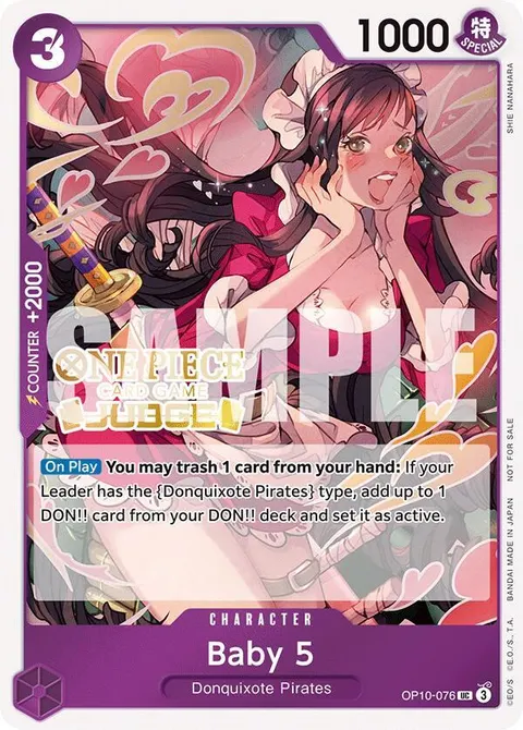 One Piece Promotion Cards printing