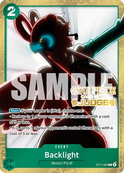 One Piece Promotion Cards printing