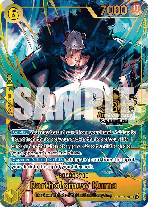 One Piece Promotion Cards printing