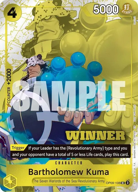One Piece Promotion Cards printing