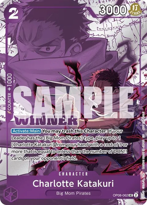 One Piece Promotion Cards printing