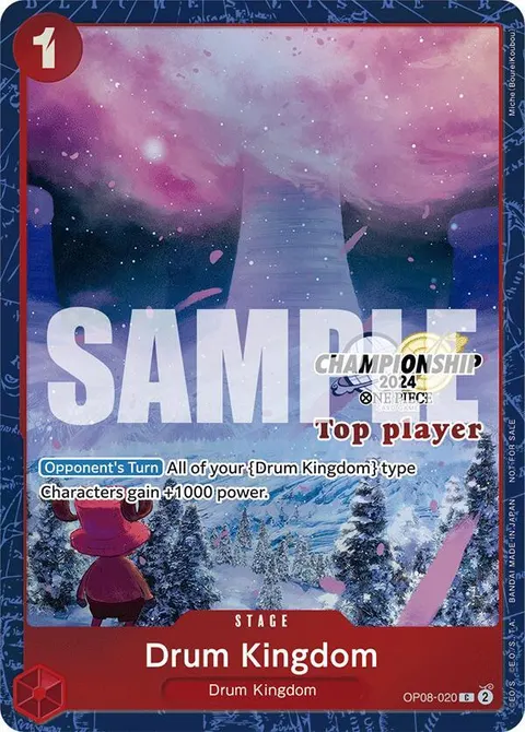 One Piece Promotion Cards printing