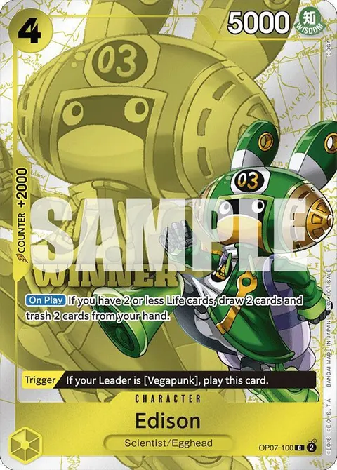 One Piece Promotion Cards printing