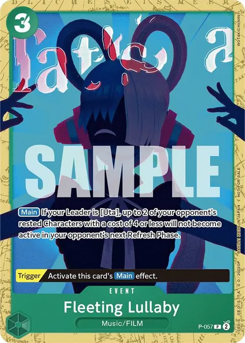 One Piece Promotion Cards printing