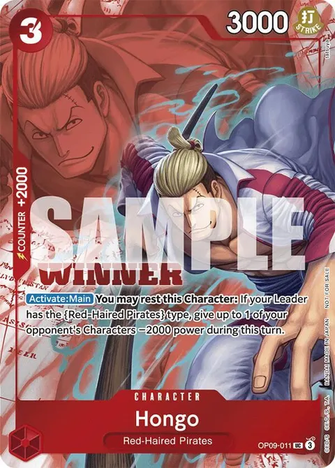 One Piece Promotion Cards printing