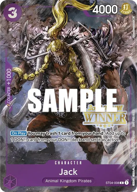 One Piece Promotion Cards printing