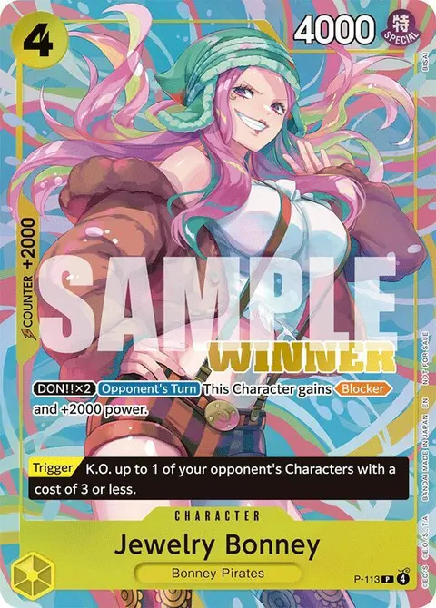 One Piece Promotion Cards printing