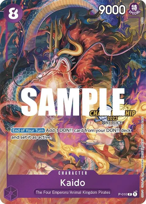 One Piece Promotion Cards printing