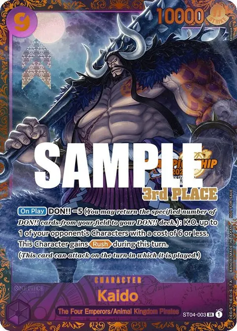 One Piece Promotion Cards printing