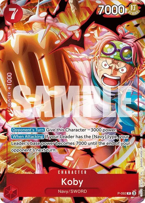 One Piece Promotion Cards printing