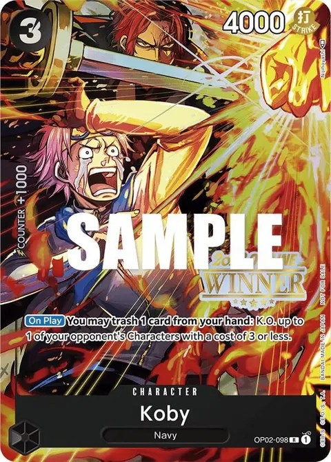 One Piece Promotion Cards printing