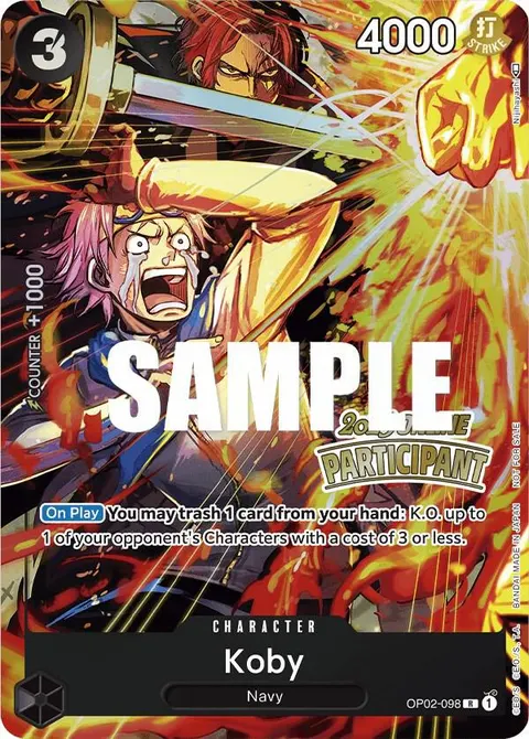 One Piece Promotion Cards printing