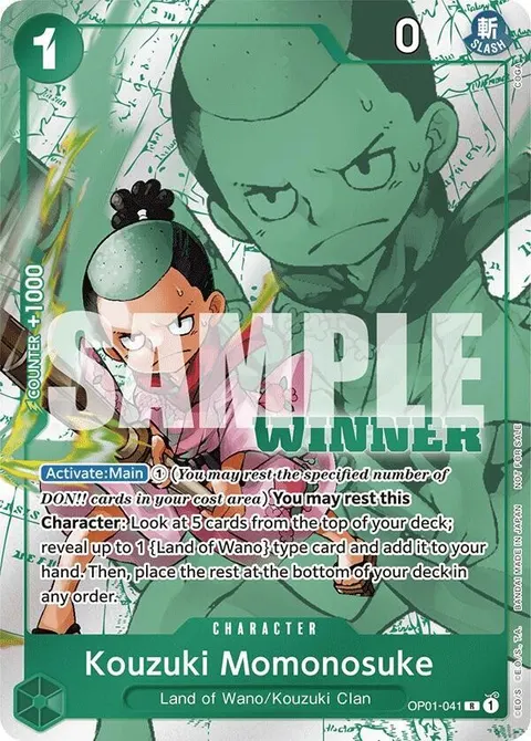 One Piece Promotion Cards printing