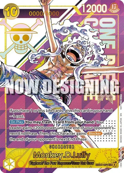 One Piece Promotion Cards printing