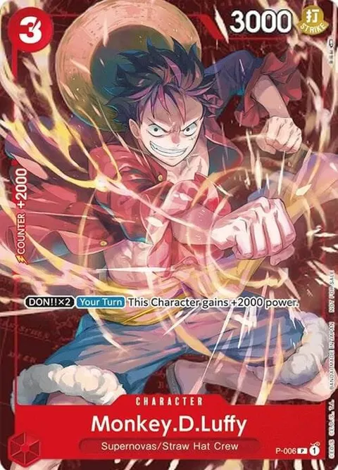 One Piece Promotion Cards printing