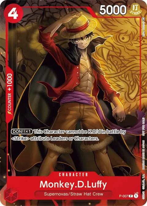 One Piece Promotion Cards printing
