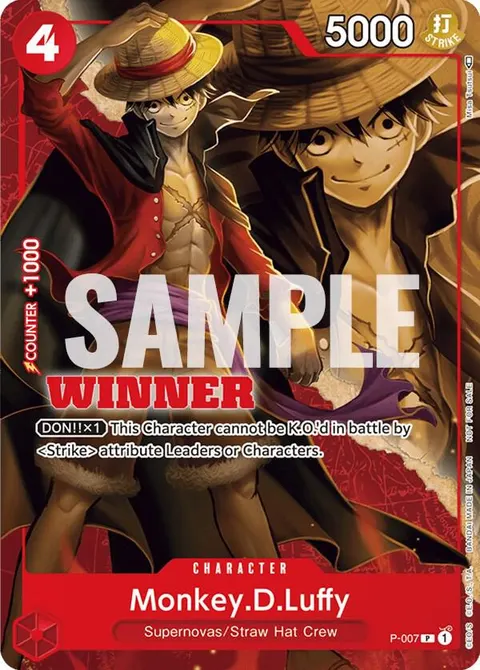 One Piece Promotion Cards printing