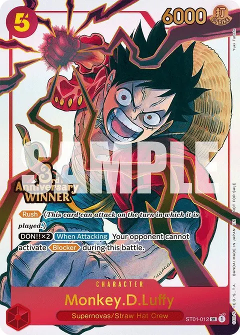 One Piece Promotion Cards printing