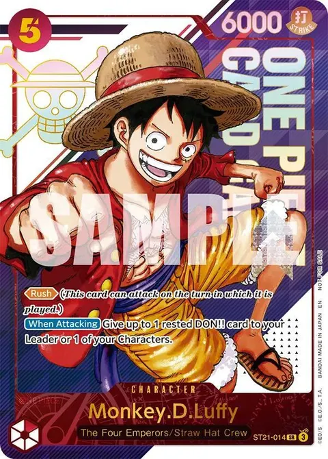 One Piece Promotion Cards printing