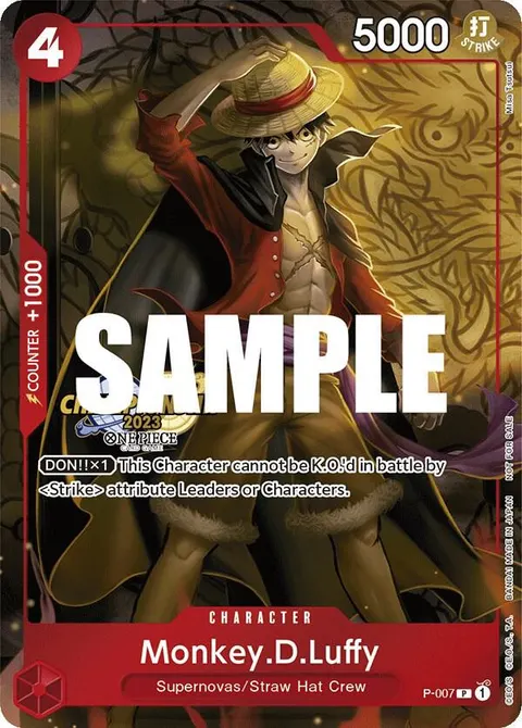 One Piece Promotion Cards printing